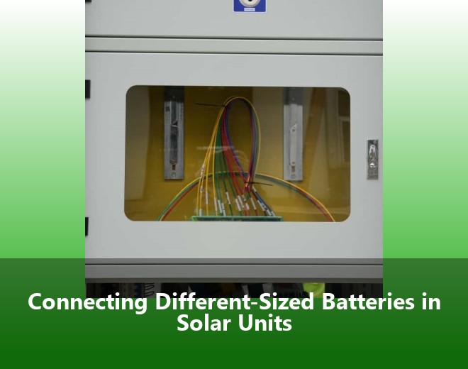 Connecting Different-Sized Batteries in Solar Units